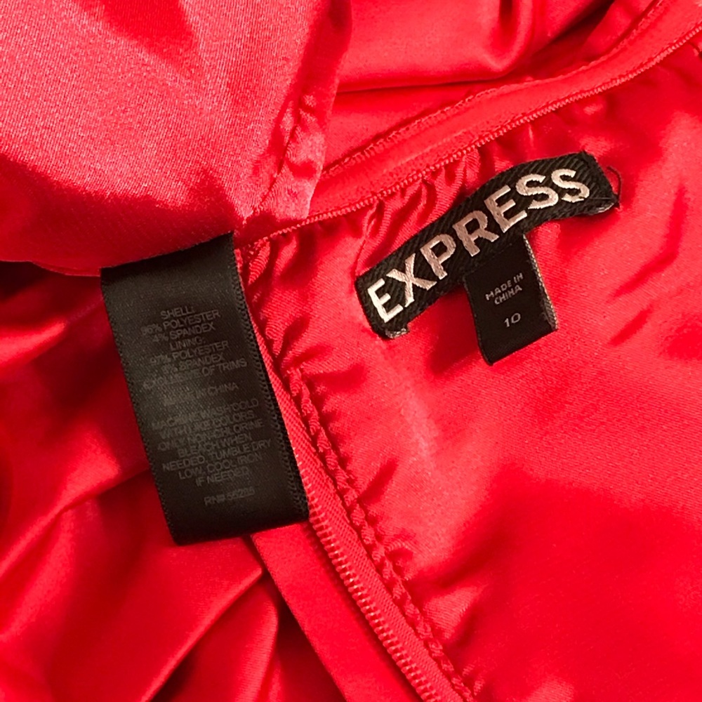 Express Rouched Strapless Dress - Picture 5 of 5